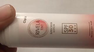 Rivela Tint Sunscreen Lotion Spf 50  Rivela Tint Sunscreen Lotion uses benefit Review Hindi [upl. by Idnek]