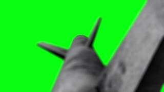 Missile Flying POV Motion Blur  Royalty Free Green Screen Effect  FreeGreenScreeners [upl. by Ecinahs]