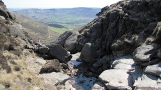 Kinder ScoutPeak District Country Walk EdaleKinder ScoutJacobs Ladder round [upl. by Ot]