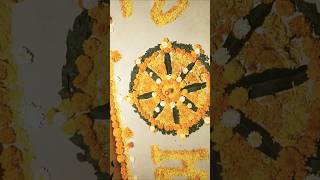 Julali ghaat ga  flower decoration trending new easy short video [upl. by Maurilla]