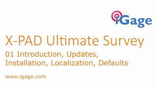 XPAD 01 Installing Localizing Defaults [upl. by Cyndie]