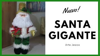 SANTA GIGANTE  PAPA NOEL  DECORACION NAVIDEÑA [upl. by Eciened]