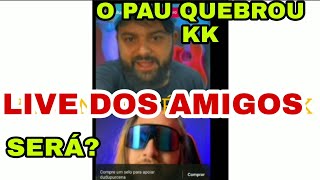 LEANDRO VOZ SE ENCONTRA NA LIVE COM DUDU PURCENA SINCERIDADE FOI O TEMA KKK [upl. by Leacim]