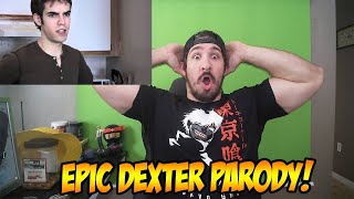 Ninjas Hilarious Reaction to Jacksfilms Epic Dexter Parody [upl. by Pollyanna]