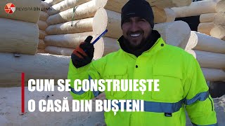 Cum se construiește o casă din bușteni [upl. by Moritz]