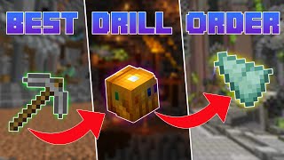 The BEST Drill Order in Hypixel Skyblock  GuideTutorial [upl. by Tessa84]