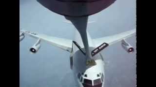 Air refuelling accident E 8 AWACS [upl. by Esinet]