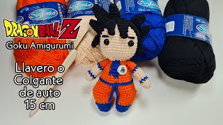 2da parte Amigurumi Goku tejido a crocchet Brazos y cabello  Llavero o colgante para auto [upl. by Flavia]