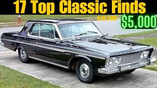 True Beauties 17 Classic Cars For Sale Under 20000 [upl. by Tnomel]