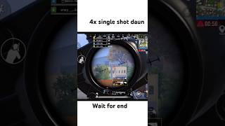 😱 4x single shot Daun bgmi pubgmobile trending bgmishorts [upl. by Maggs]