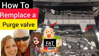 How to replace a Purge Valve on a Chevy Traverse [upl. by Heyes]