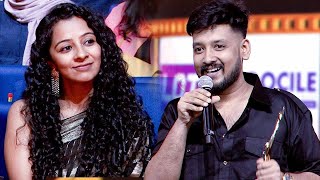 Darshana Rajendran impressed with Malayalam lyric writer Vinayak Sasikumars speech at South Awards [upl. by Dnalram]