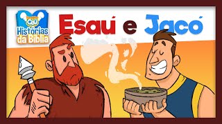 Esau e Jaco  Turminha do Céu  Histórias da Bíblia [upl. by Tamera]