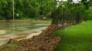 Flood damage to Garst Mill Park [upl. by Etrem]