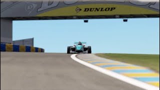 Le Mans circuit Bugatti  Formula C F4 138288  Setup [upl. by Chrystel499]