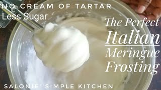 The Perfect Italian Meringue Frosting  Boiled Frosting Recipe  Egg White Frosting [upl. by Ruhtracam]