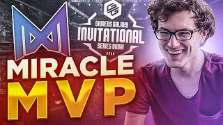 Miracle MVP of Team Nigma GAMERS GALAXY Dota 2 Invitational Dubai Group Stage [upl. by Yarehs]