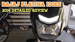 5 Reasons to buy Bajaj Platina 100es  2018 model with Led drl [upl. by Yajet]