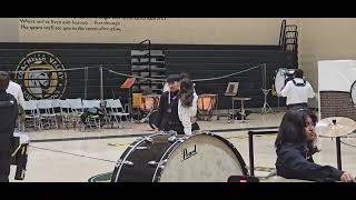 End Of School Year Drumline Performance  Double Agent Coachella Valley High School [upl. by Gabbert872]