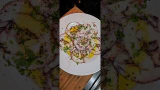 octopus carpaccio shortsfeed food shorts short shortsvideo youtubeshorts ytshorts [upl. by Amble]