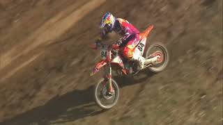 Close call for Herlings in MXGP Race 2  MXGP of Italy 2024 [upl. by Aramak]