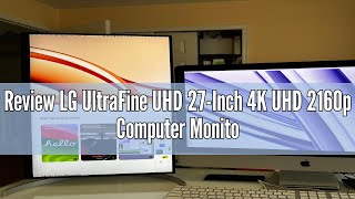 Review LG UltraFine UHD 27Inch 4K UHD 2160p Computer Monitor 27UN850W IPS with VESA DisplayHDR 40 [upl. by Simona]