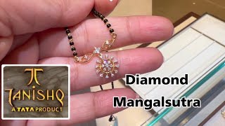 Tanishq Diamond Mangalsutra Designs with PriceDiamond MangalsutraShort Mangalsutradeeya [upl. by Rakia69]