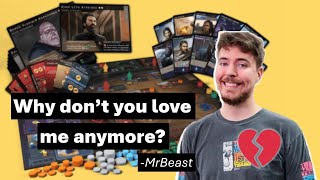 Breaking Mr Beasts Heart Board Gaming with MrBeast Game 1  Dune Imperium Ranked Gameplay [upl. by Esertak]