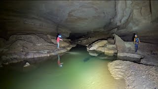 150ft Deep Hole Leads To Secret River Cave [upl. by Salmon845]