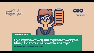 Być wychowawcą lub wychowawczynią klasy Co to tak naprawdę znaczy [upl. by Rossing]