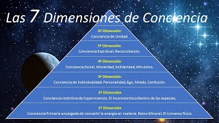 Las 7 Dimensiones de Conciencia [upl. by Herrmann]