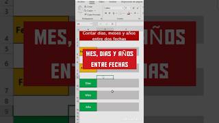 Contar entre dos fechasexceljuancarlosrivastovar juancarlosrivastovarexcelyoteayudo [upl. by Beutner]
