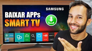 Como BAIXAR APLICATIVO na TV SAMSUNG [upl. by Moina]