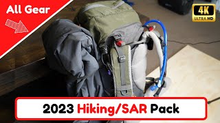 Hiking and Search amp Rescue Pack Essentials 2023 [upl. by Nabatse]