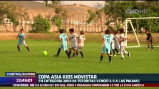 Central CMD Copa Asia Kids Movistar se realiza en playas del sur [upl. by Aileve]