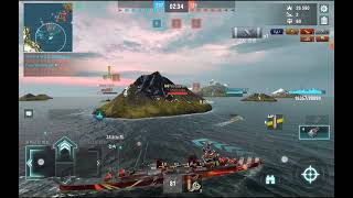 World of Warships Blitz  Tier 4 Italy Cruiser Alberto di Giussano 107 [upl. by Rothschild]