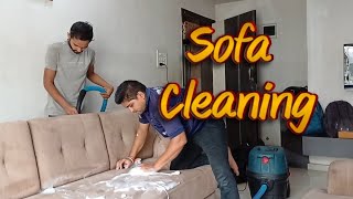 sofa cleaning by urban company [upl. by Notkcorb238]