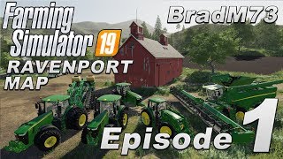 Farming Simulator 19 Lets Play  USA Map  Episode 1  How to get started [upl. by Jeramey]