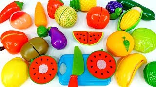 Learn Names And Colors Of Fruits amp Vegetables LuLuPopTV [upl. by Olinad512]