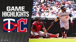 Twins vs Guardians Game Highlights 51924  MLB Highlights [upl. by Dnalyr]