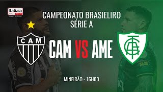 ATLÉTICO X AMÉRICA ACOMPANHE AO VIVO COM MÁRIO HENRIQUE CAIXA E ENIO LIMA [upl. by Nashbar]