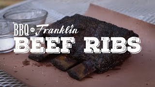 BBQ with Franklin Beef Ribs [upl. by Akeim840]