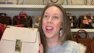 CHLOE SMALL DREW REVIEW  WHATS IN MY BAG  WHY BUY CHLOÉ ON SALE [upl. by Anifad910]