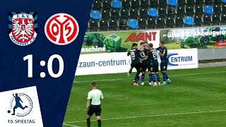 Dritter Sieg in Folge  FSV Frankfurt  1 FSV Mainz 05 II  10 Spieltag RLSW [upl. by Reerg685]