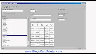 Print Bingo Cards using BingoCardPrintercom [upl. by Hadihsar834]