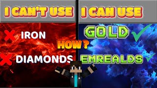 HOW I WON BEDWARS GAME WITHOUT USING IRON AND DIAMONDS [upl. by Elynad]