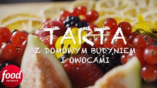 Tarta z budyniem i owocami 🍋🍒🍑  Patenciary [upl. by Ingraham159]