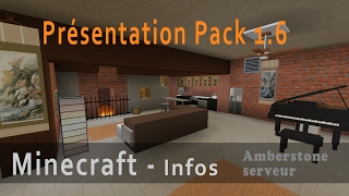 Minecraft  présentation du pack 16 [upl. by Lunette]