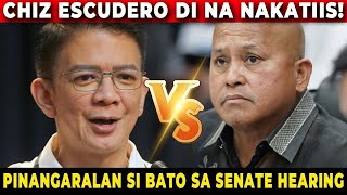 🔴 CHIZ di na NAKATIIS PINANGARALAN na si BATO sa PDEA LEAKS SENATE HEARING  Jevara PH [upl. by Anuahs662]