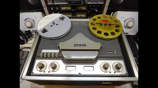 Testing StuderRevox G36 Tube Reel To Reel Tape Deck [upl. by Ettedualc]